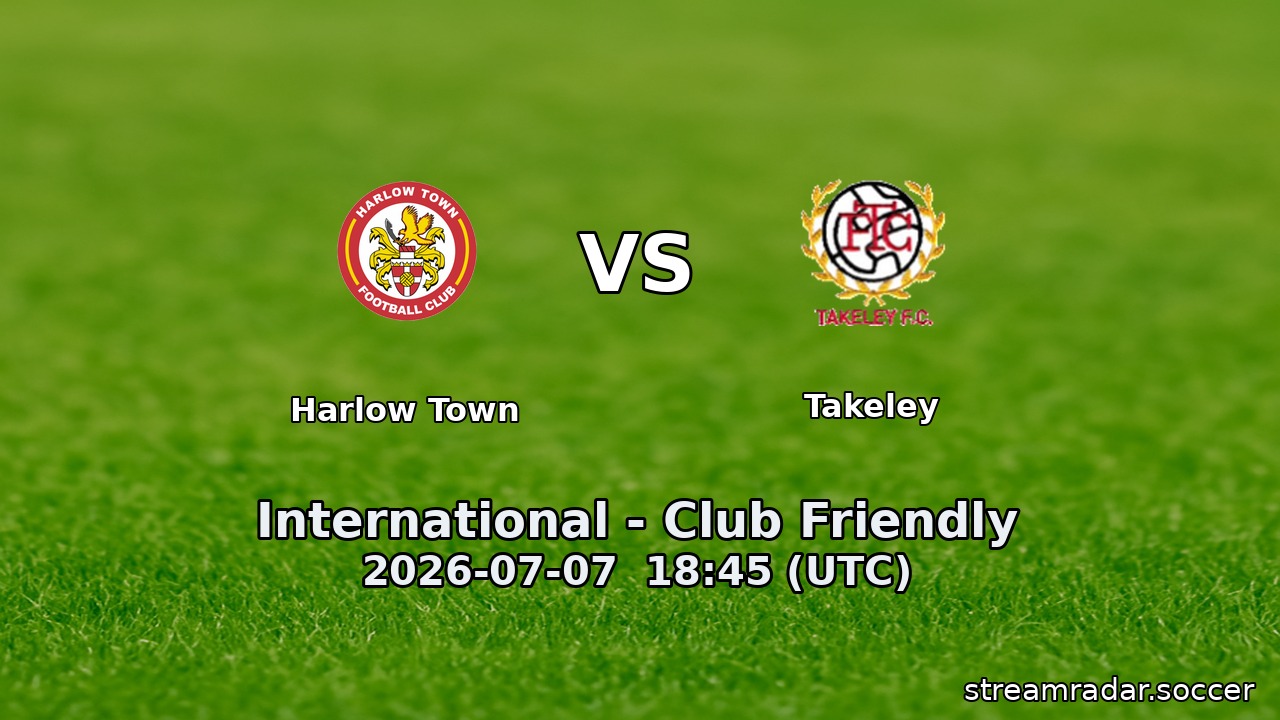 Harlow Town vs Takeley