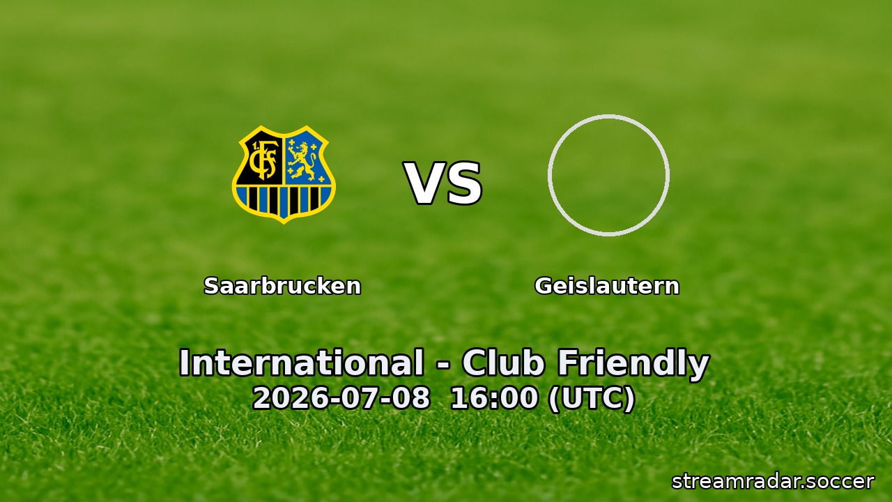 Saarbrucken vs Geislautern