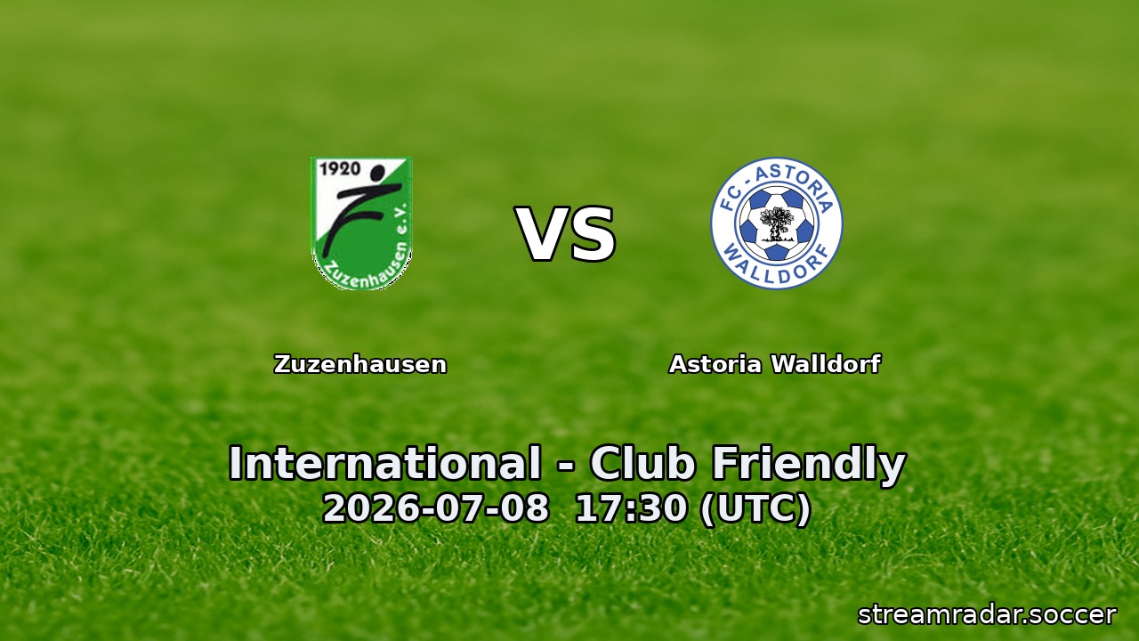 Zuzenhausen vs Astoria Walldorf