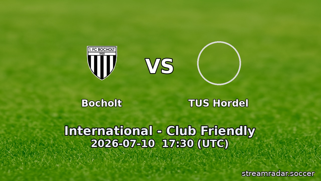 Bocholt vs TUS Hordel