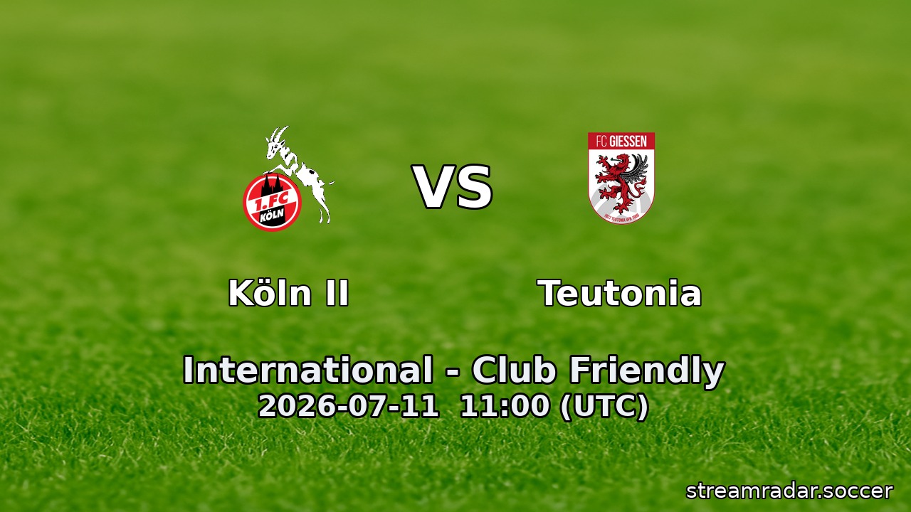 Köln II vs Teutonia