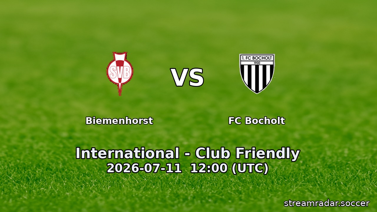 Biemenhorst vs FC Bocholt