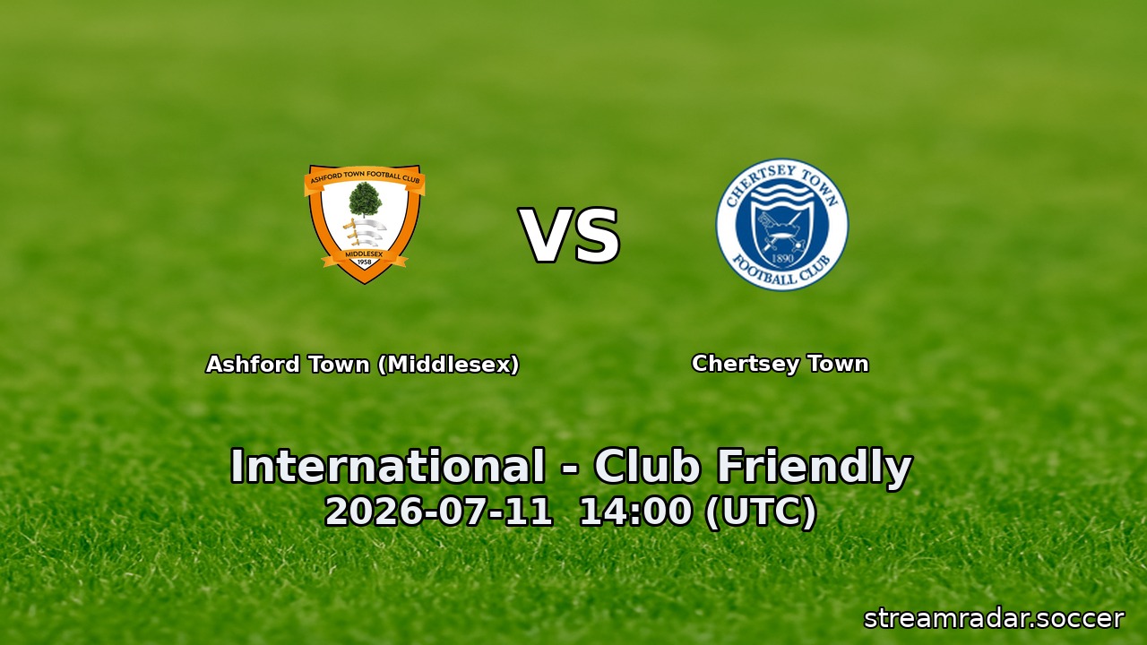 Ashford Town (Middlesex) vs Chertsey Town