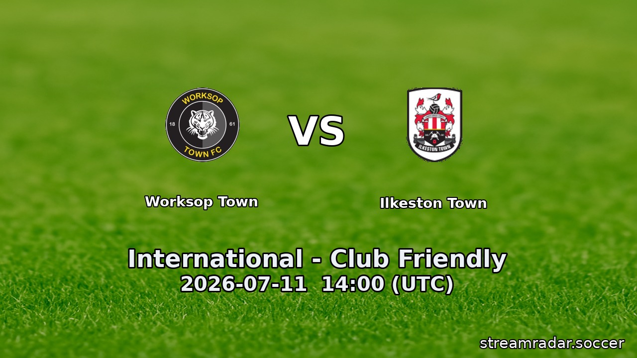 Worksop Town vs Ilkeston Town