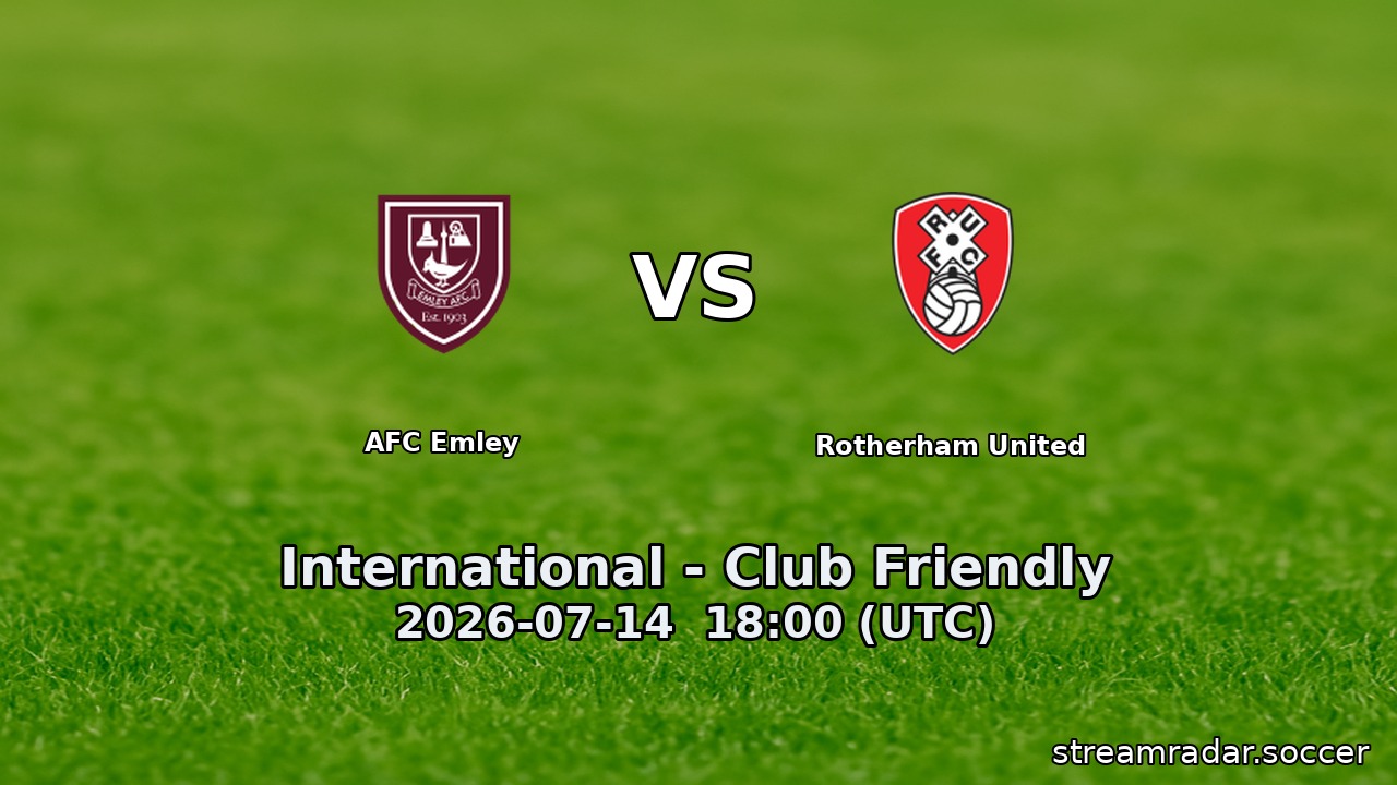 AFC Emley vs Rotherham United