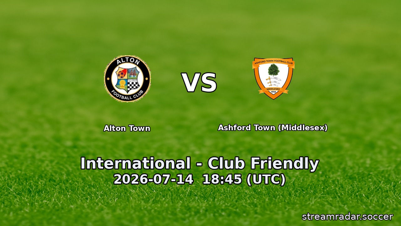 Alton Town vs Ashford Town (Middlesex)