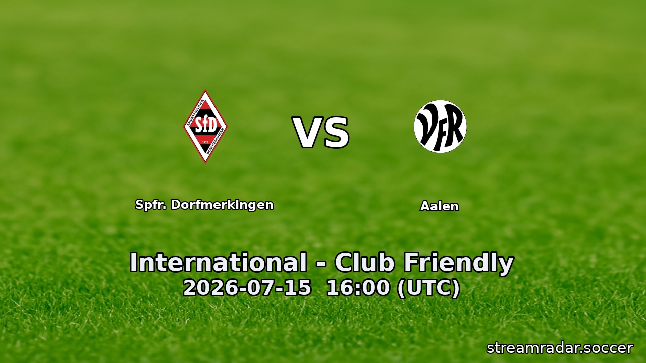 Spfr. Dorfmerkingen vs Aalen