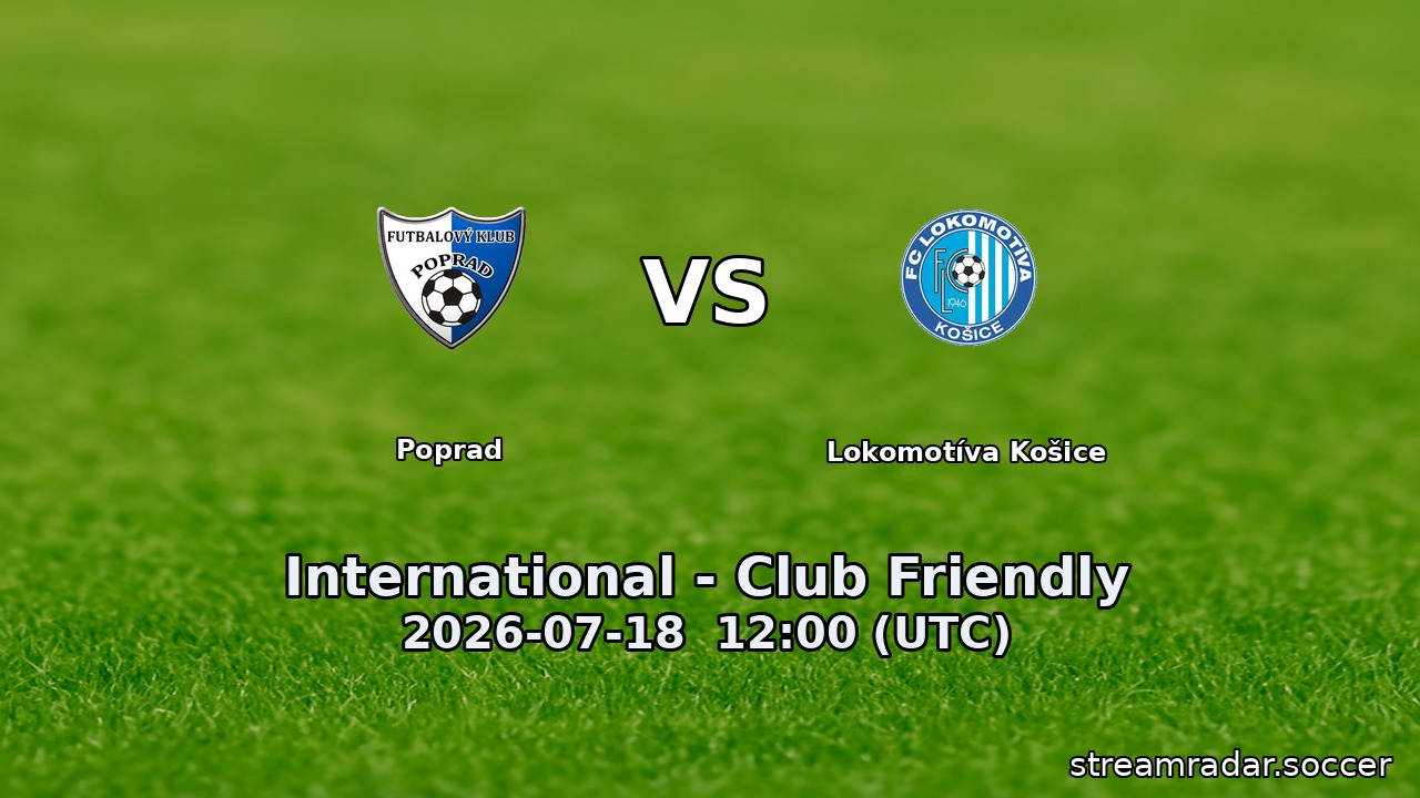 Poprad vs Lokomotíva Košice