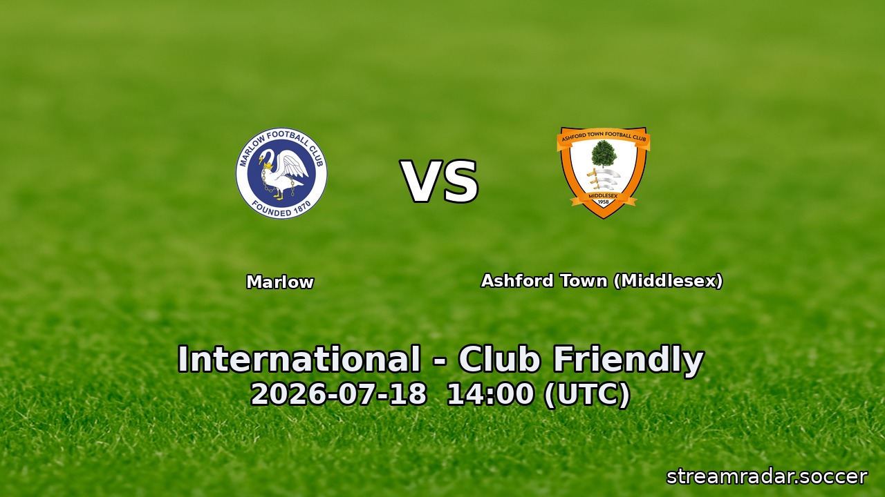 Marlow vs Ashford Town (Middlesex)