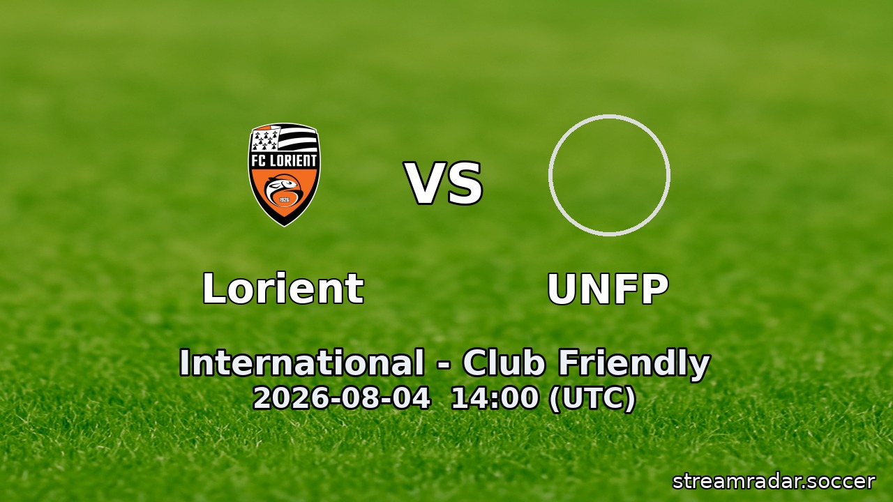 Lorient vs UNFP