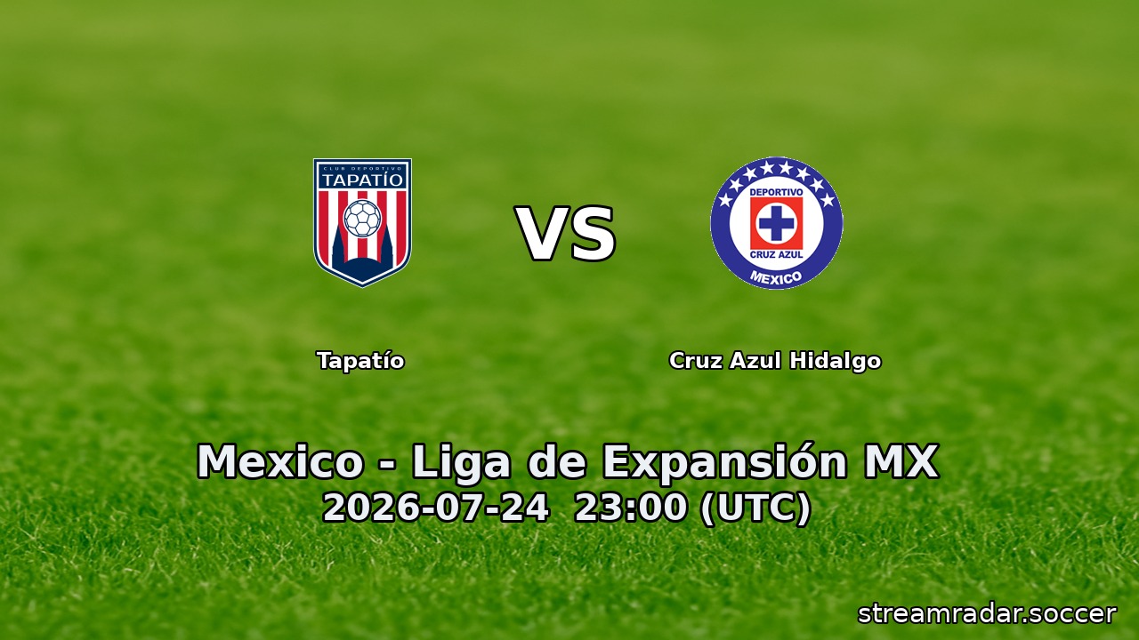 Tapatío vs Cruz Azul Hidalgo