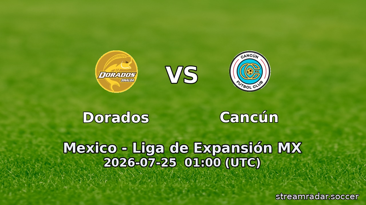 Dorados vs Cancún