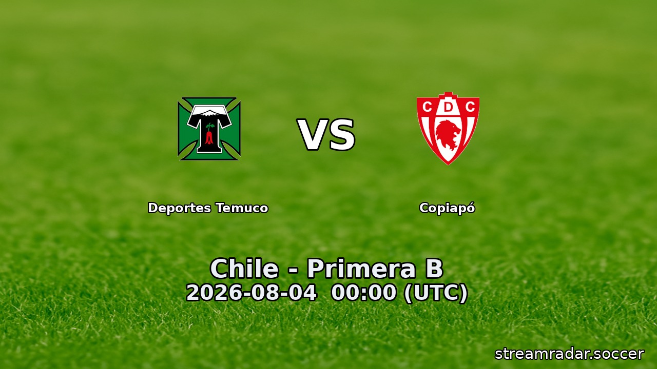 Deportes Temuco vs Copiapó