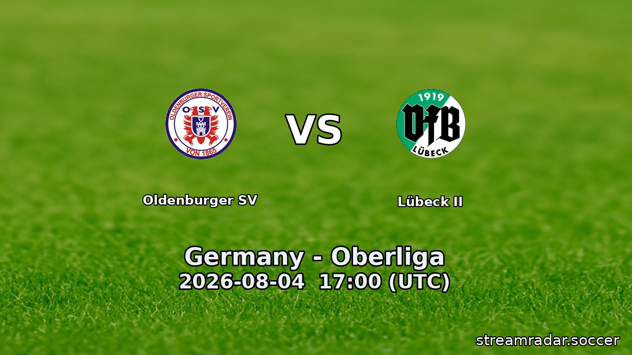 Oldenburger SV vs Lübeck II