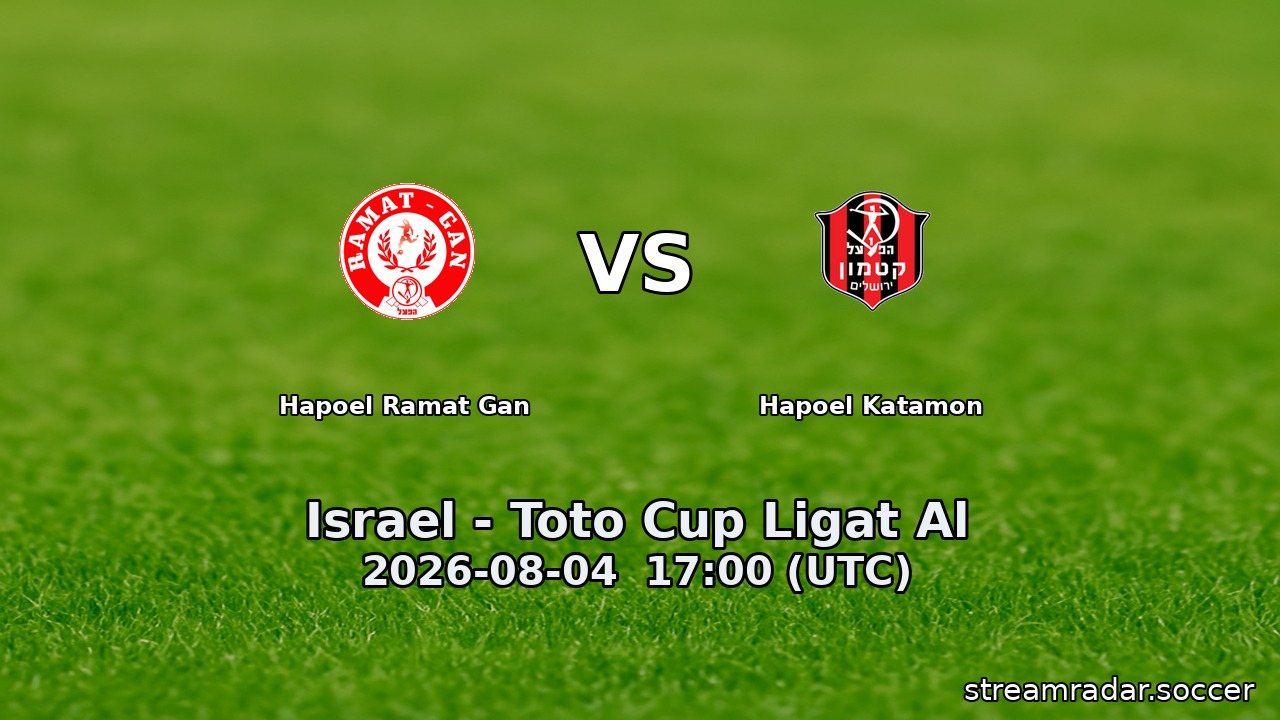 Hapoel Ramat Gan vs Hapoel Katamon
