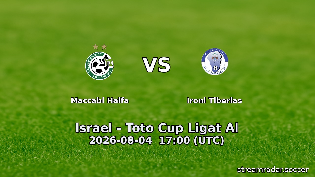 Maccabi Haifa vs Ironi Tiberias