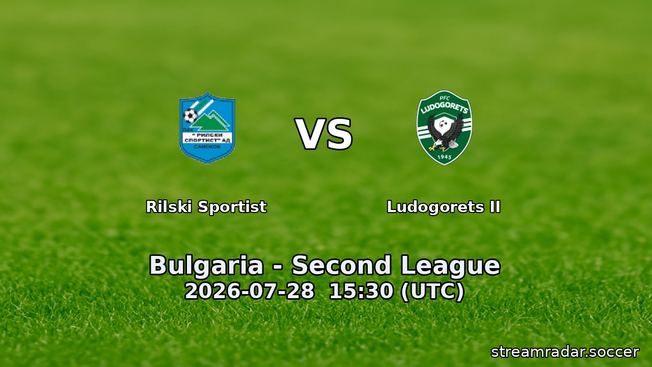 Rilski Sportist vs Ludogorets II