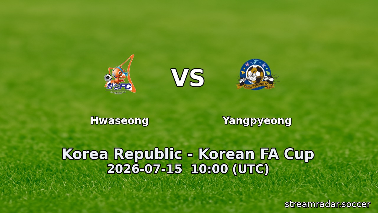 Hwaseong vs Yangpyeong