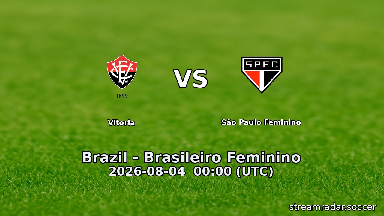 Vitoria vs São Paulo Feminino