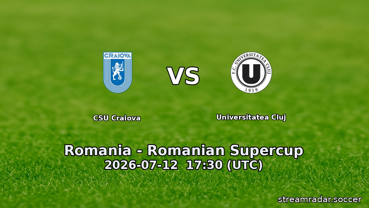CSU Craiova vs Universitatea Cluj