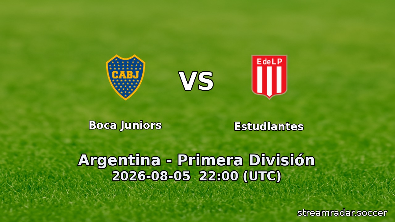 Boca Juniors vs Estudiantes