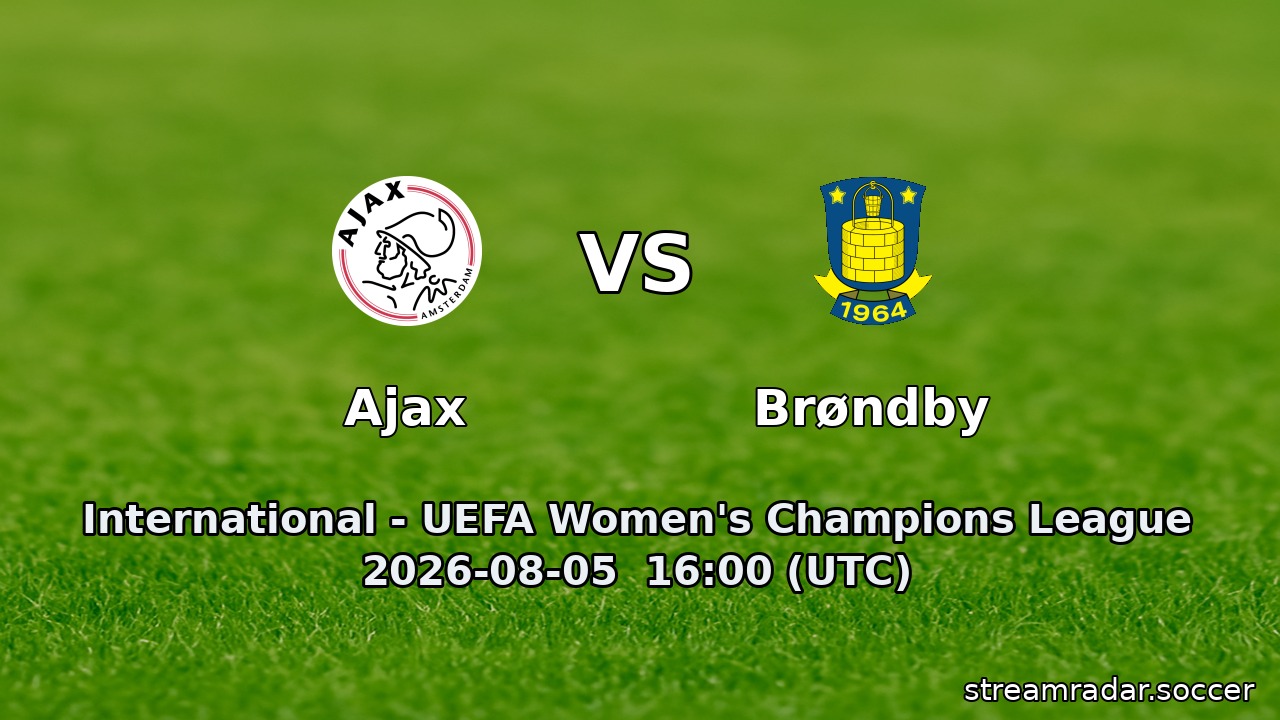 Ajax vs Brøndby