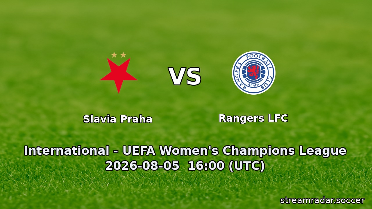 Slavia Praha vs Rangers LFC