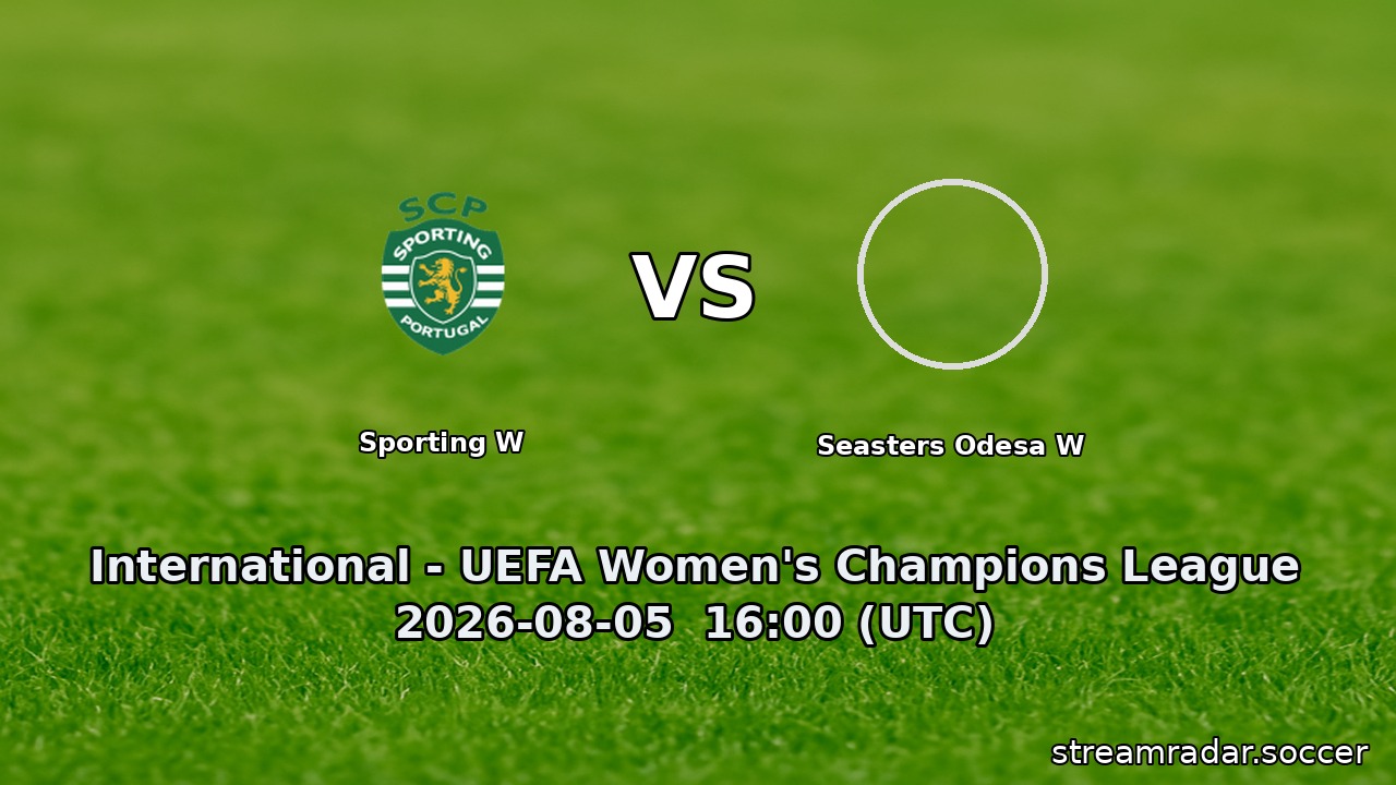 Sporting W vs Seasters Odesa W