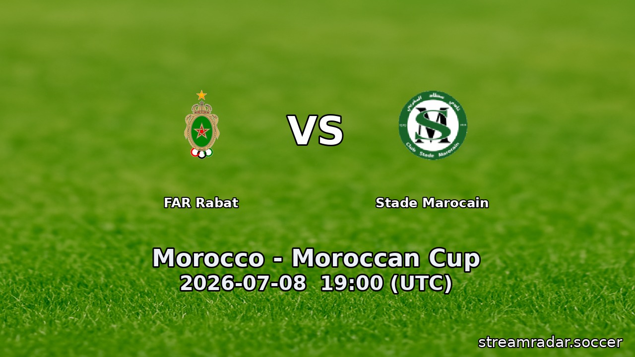 FAR Rabat vs Stade Marocain