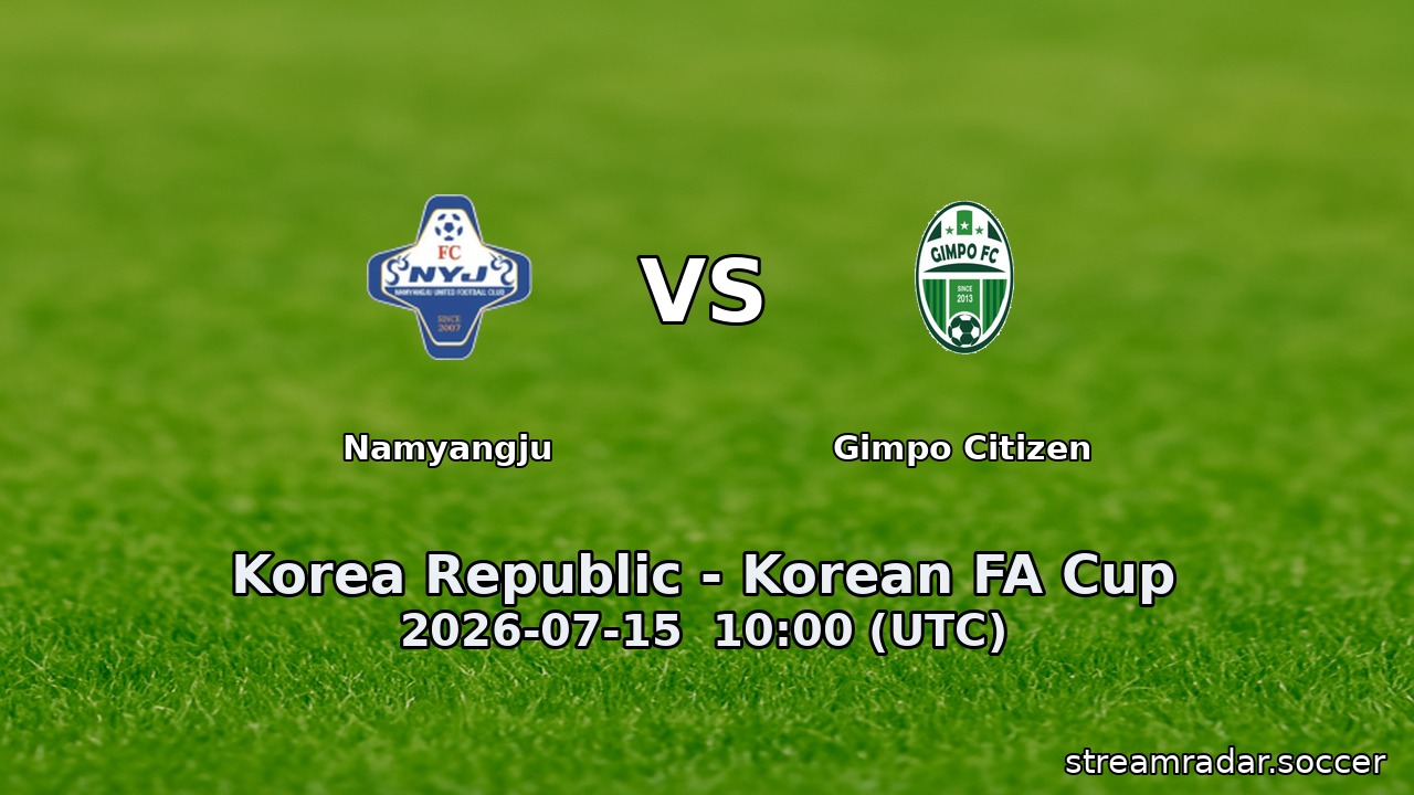 Namyangju vs Gimpo Citizen