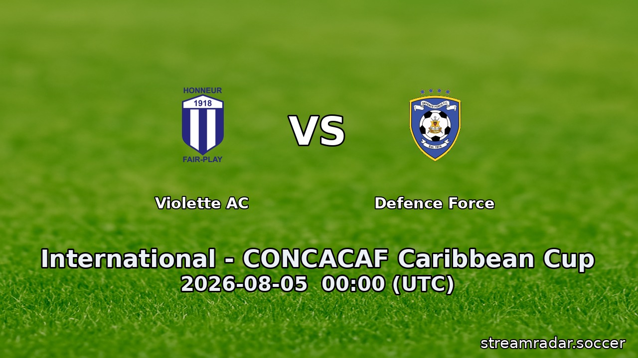 Violette AC vs Defence Force