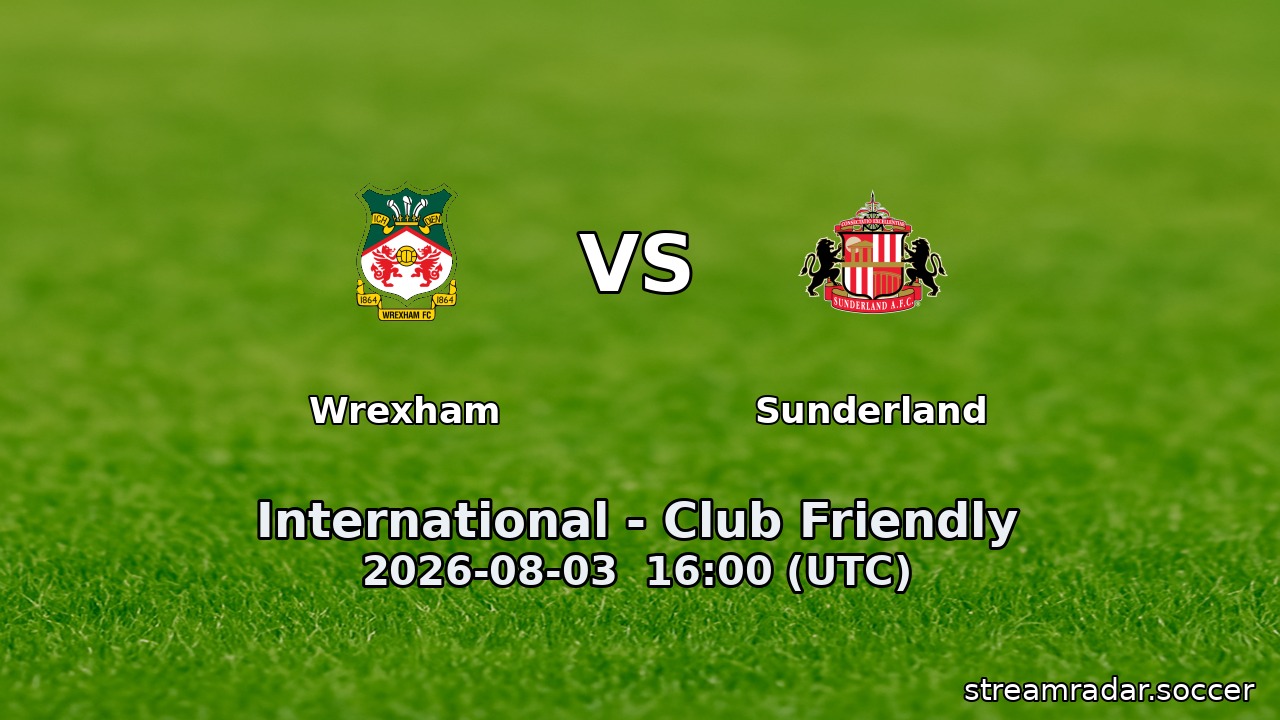 Wrexham vs Sunderland