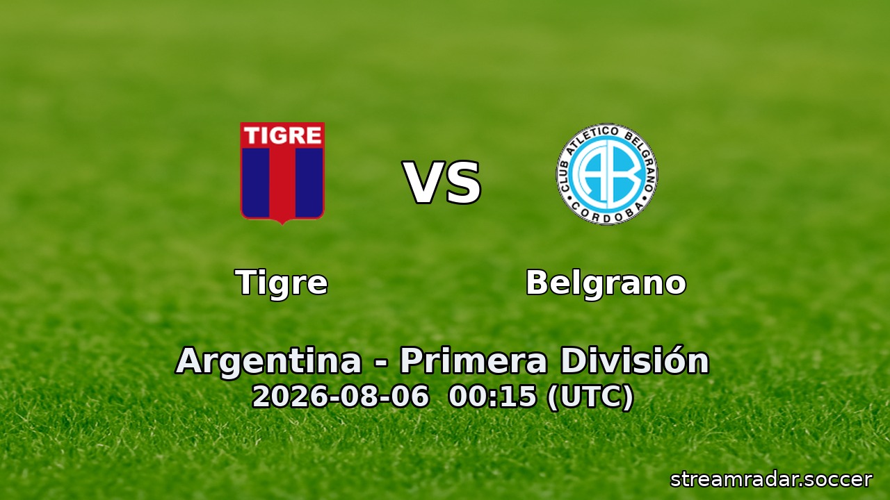 Tigre vs Belgrano