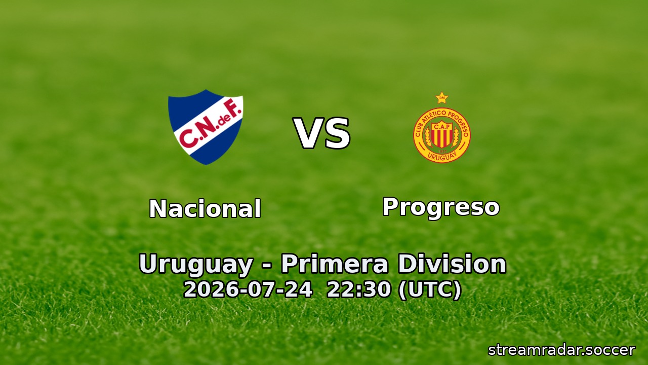 Nacional vs Progreso