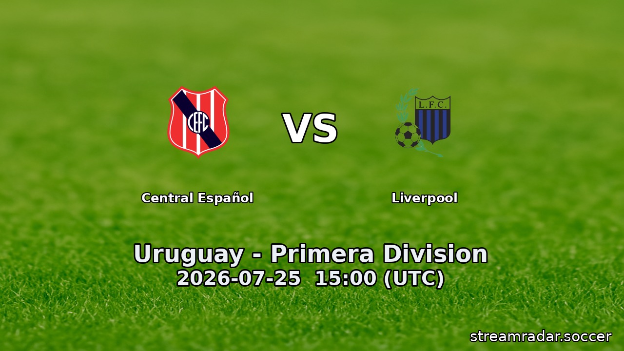 Central Español vs Liverpool