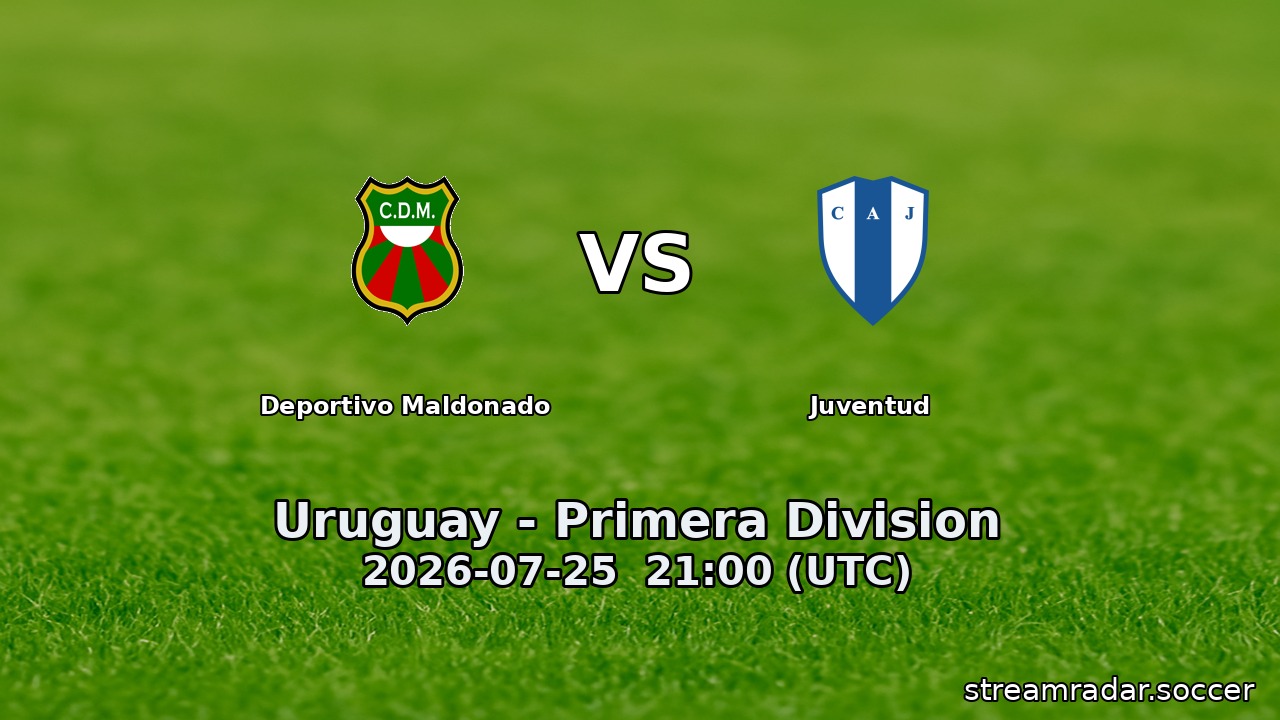Deportivo Maldonado vs Juventud