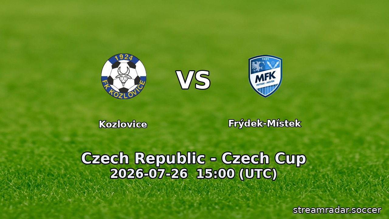 Kozlovice vs Frýdek-Místek
