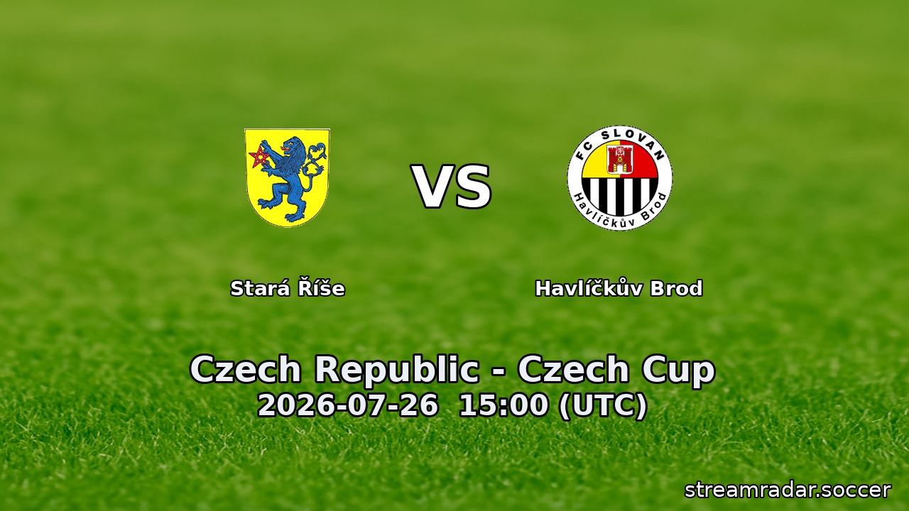 Stará Říše vs Havlíčkův Brod