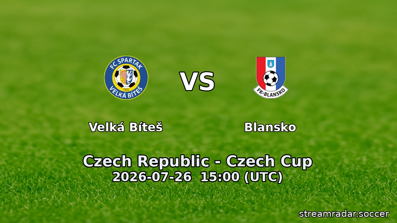 Velká Bíteš vs Blansko
