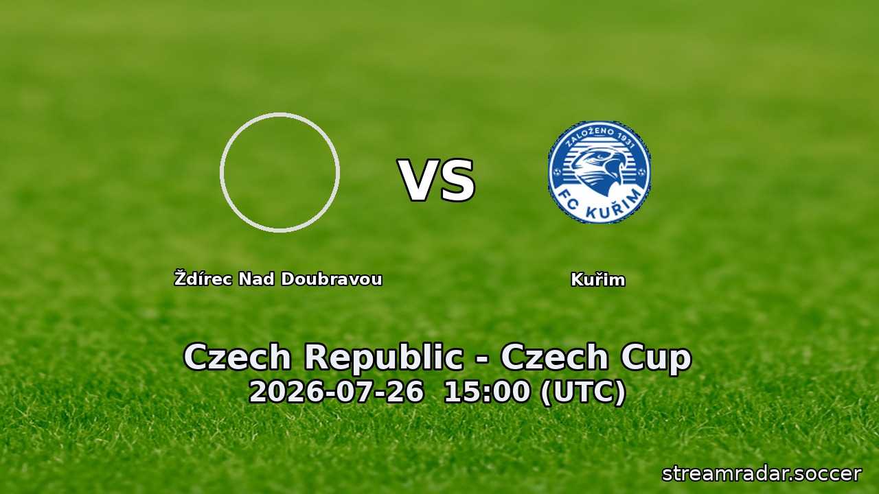 Ždírec Nad Doubravou vs Kuřim