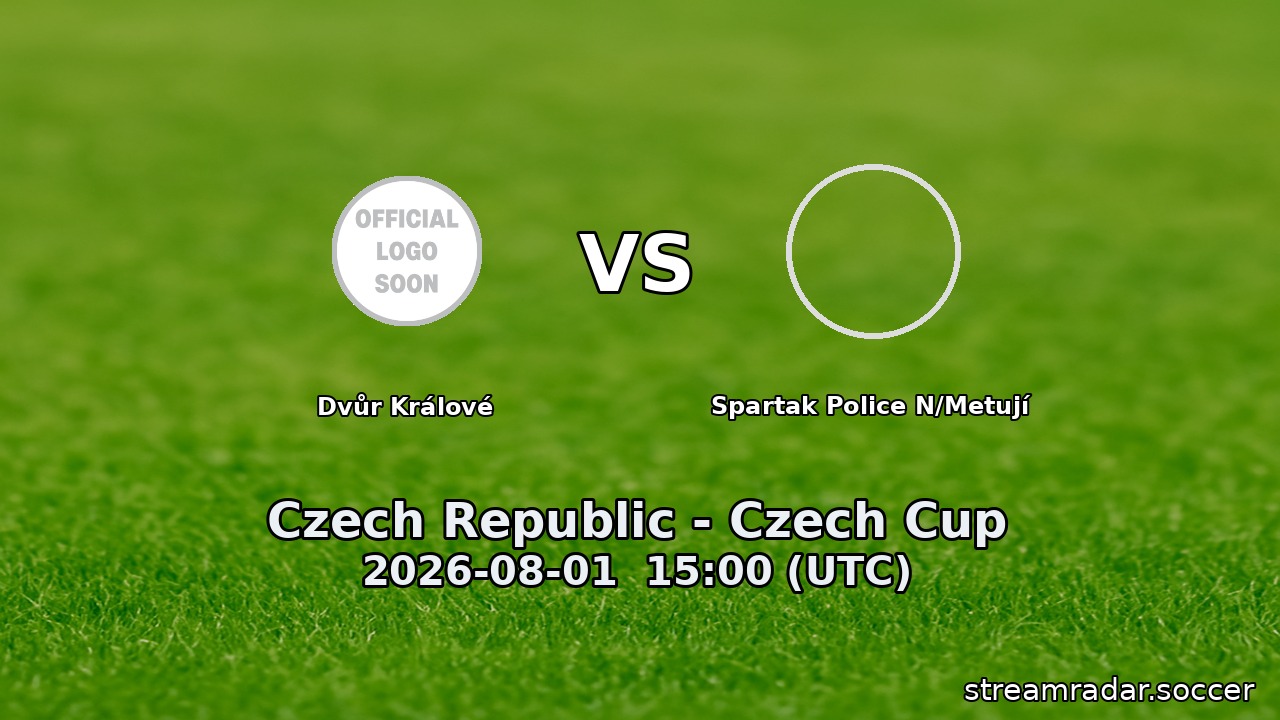 Dvůr Králové vs Spartak Police N/Metují