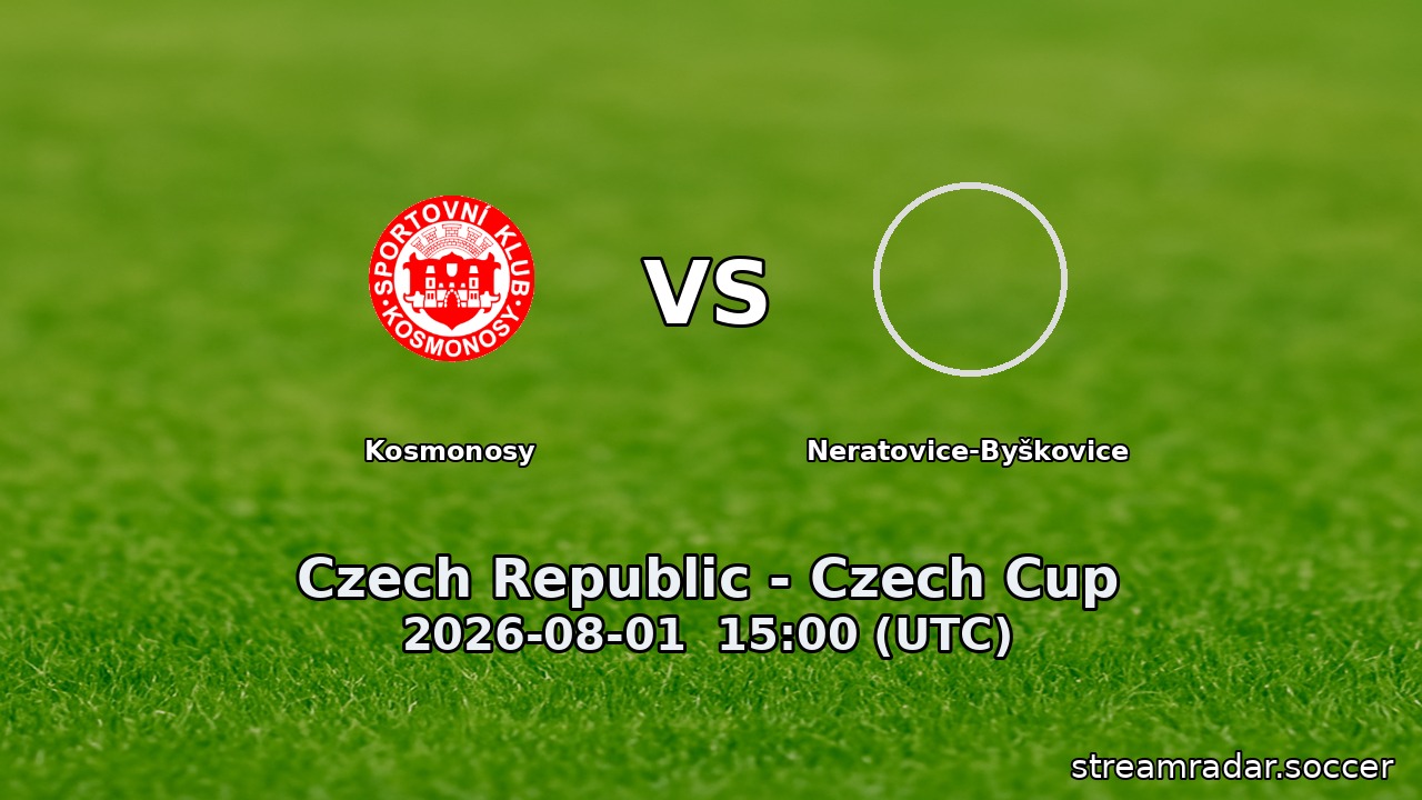 Kosmonosy vs Neratovice-Byškovice