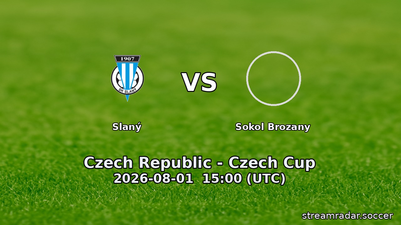 Slaný vs Sokol Brozany