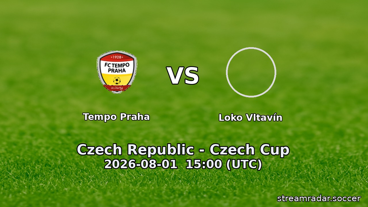Tempo Praha vs Loko Vltavín