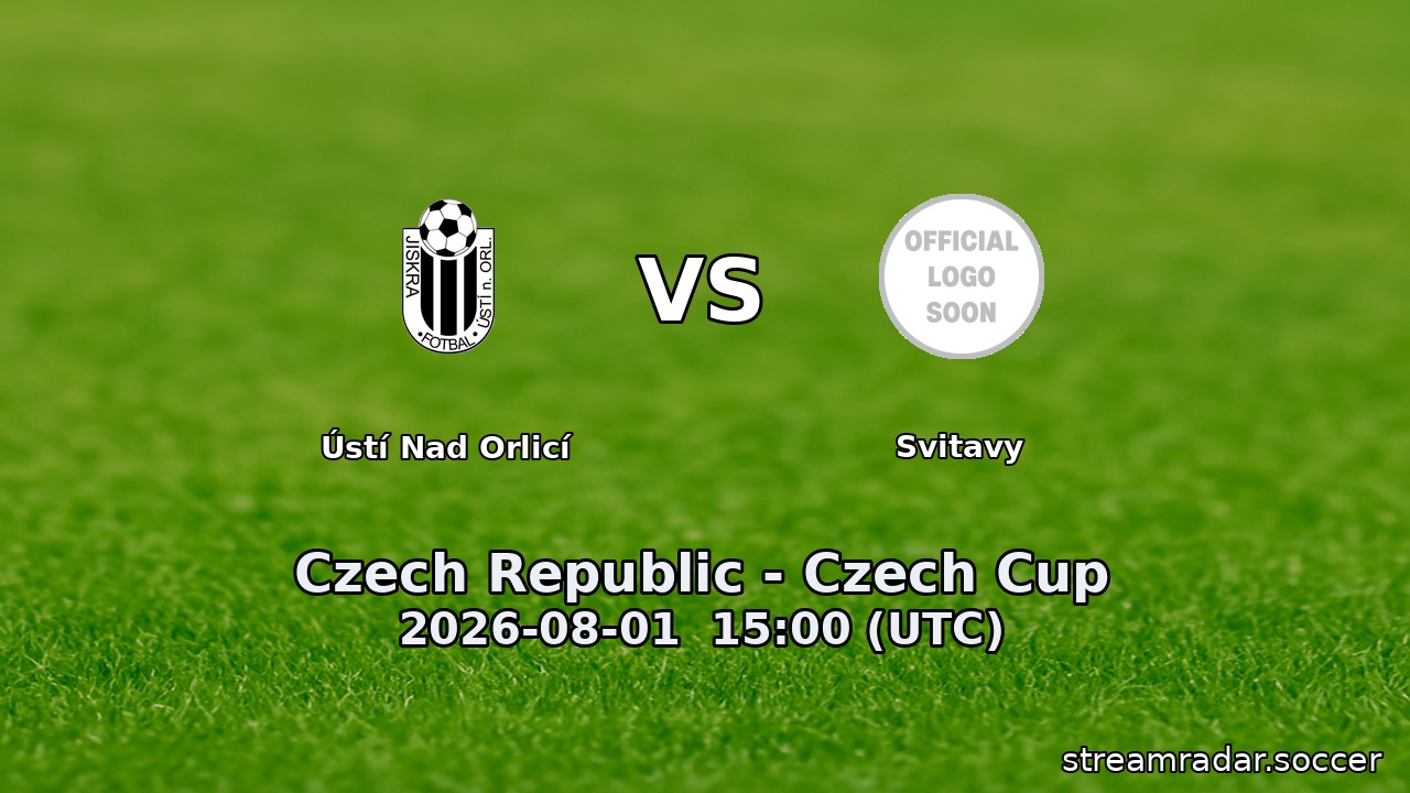Ústí Nad Orlicí vs Svitavy