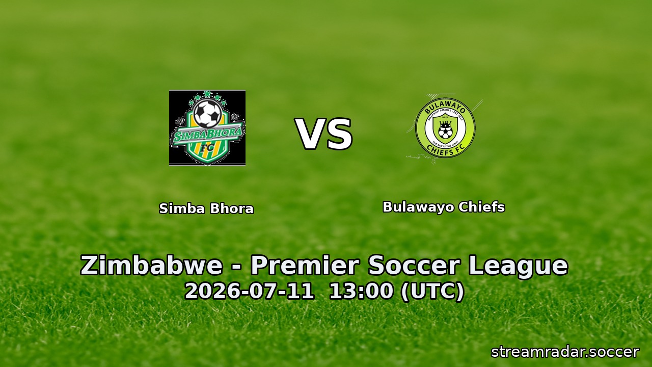 Simba Bhora vs Bulawayo Chiefs