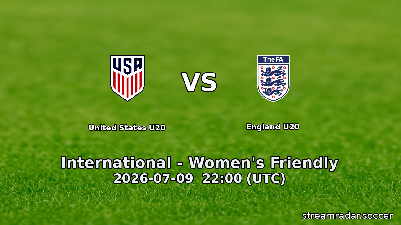 United States U20 vs England U20