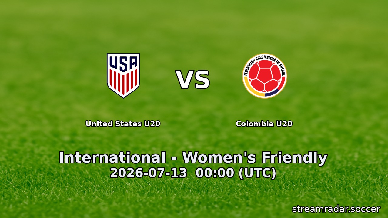 United States U20 vs Colombia U20