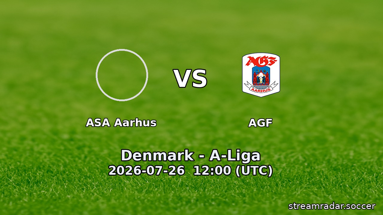 ASA Aarhus vs AGF
