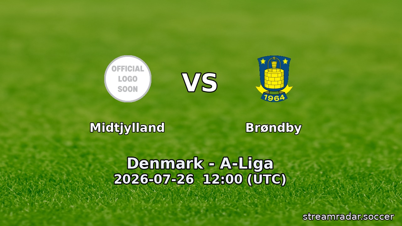 Midtjylland vs Brøndby